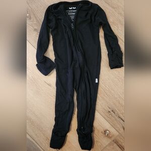 Little Sleepies Midnight Black Bamboo 0-3 Zippy Footie
